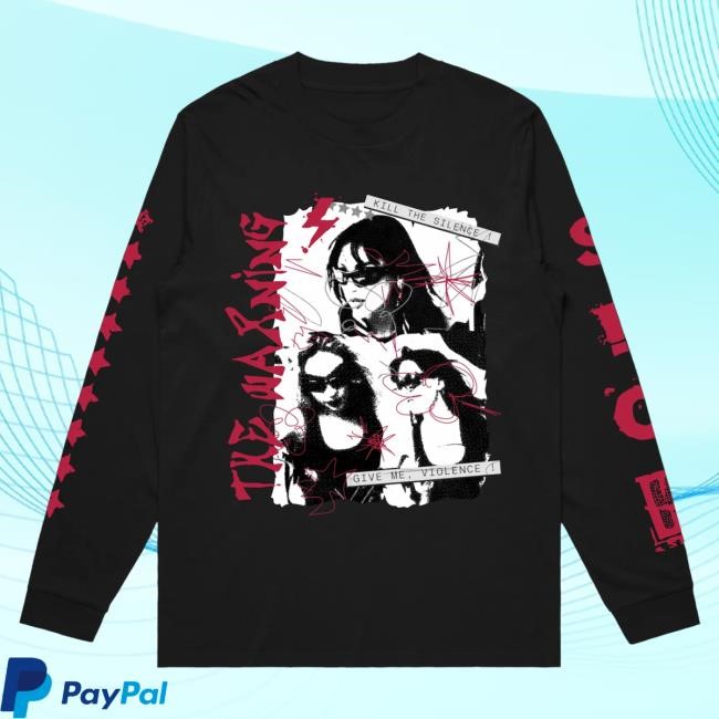 Official The Warning Merch Store The Warning Silence Long Sleeve T Shirt The Warning Clothing Shop
