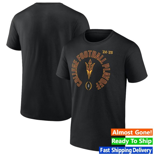 Men's Black Arizona State Sun Devils 2024 College Football Playoff Dream Success New Shirt