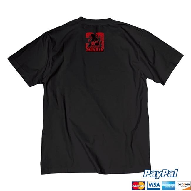 Official Godzilla Merch Store Godzilla vs. Destoroyah 30th Anniversary Scene Illustration T Shirt 6 (Godzilla & Destoroyah) White
