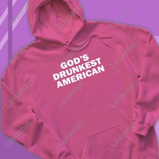 Official Shitheadsteve Merch Gods Drunkest American Tee Shirt