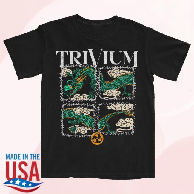 Official Trivium Merch Store Trivium Dragon Cloud T Shirt