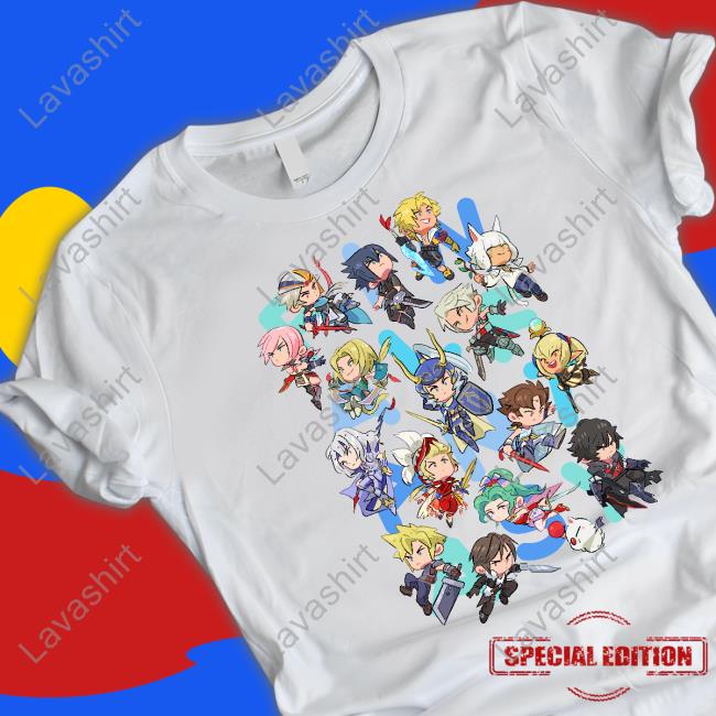 Original Final Fantasy Theatrhythm Long Sleeve Tee