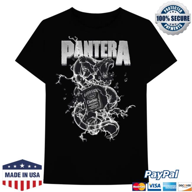 Official Pantera Merch Store Shop Pantera Snake Whiskey Popover Shirt