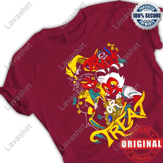 Hazbin Hotel Merch Moxxie + Millie TRICK OR TREAT Shirts