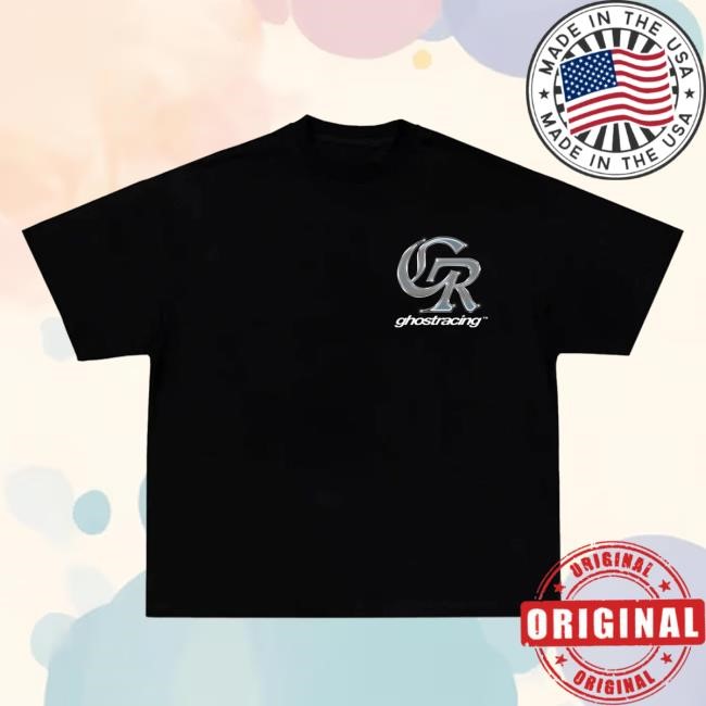 Official Ghost Racing Clothing Gr Chrome Hot Shirt - Black Official Ghost Racing Clothing Gr Chrome T Shirt - Black
