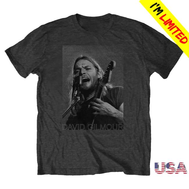 Official David Gilmour Store David Gilmour On Microphone Half-Tone Unisex Attractive Shirt DavidGilmour