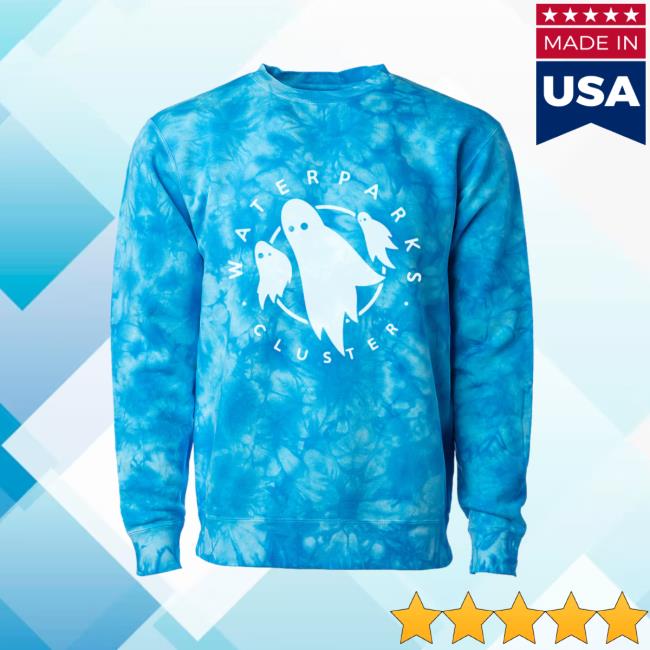 Waterparks Store Cluster Ghosts Tie Dye Tee Shirt