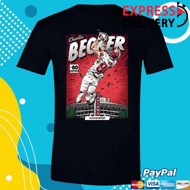 Charlie Becker Comic Shirt Indiana Hoosiers NCAA Basketball