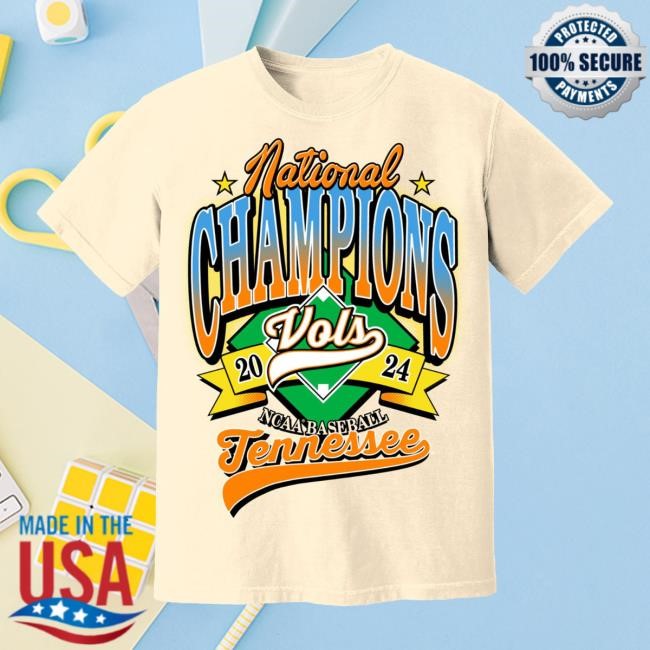Utvol 2024 Baseball National Champions Vintage Tee