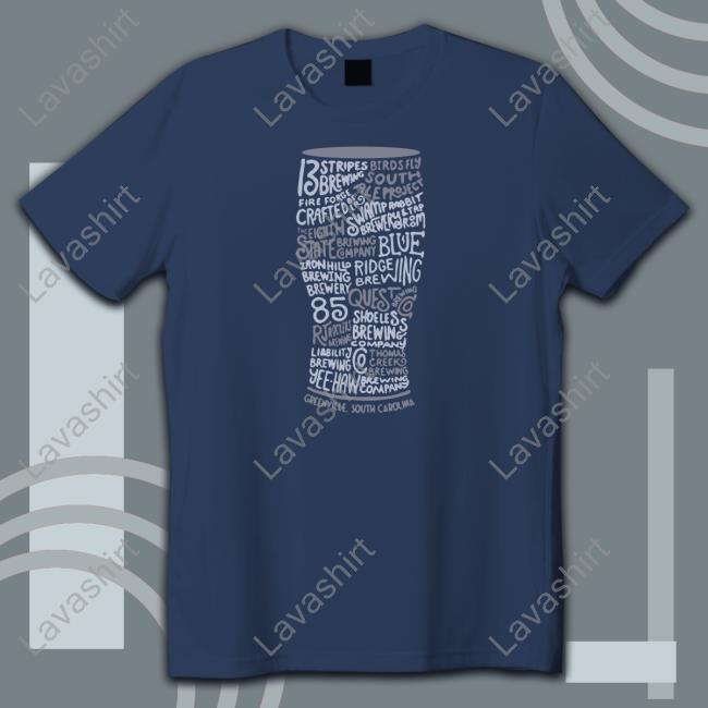 Six And Main The Local Pint Cool Blue Shirt