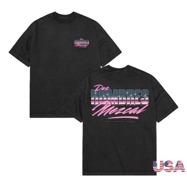 Official Dos Hombres Merch Black Diamond Pink Tee Shirt