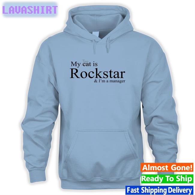 Taehyung My Tan Cat Is Rockstar And I'm A Manager Tee Shirts