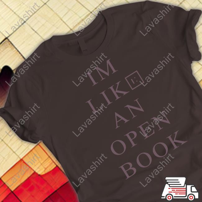 Official I m Like An Open Book Tee Ssense Merch