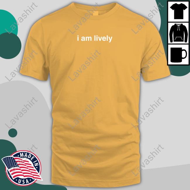 Official Selena Gomez Merch I Am Lively Shirt