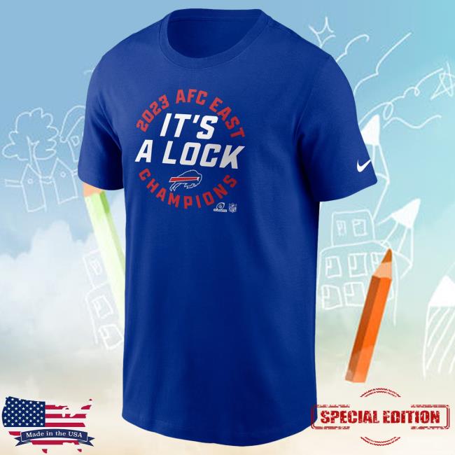2023 AFC East Is's A Lock Champions Nike Buffalo Hoody