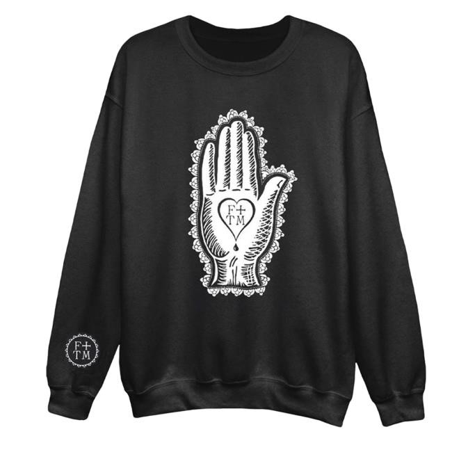 Florence And The Machine Official Merch Store Palm Print Crewneck New Florence And The Machine Clothing Apparel Shop