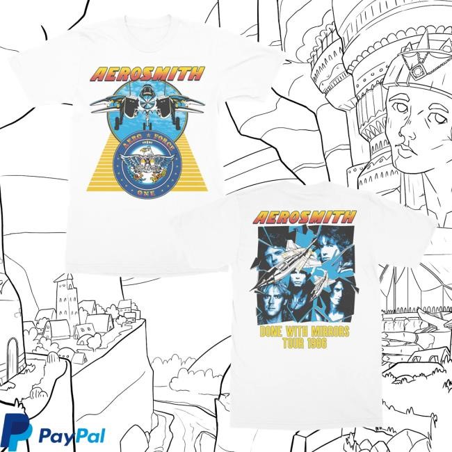 Aerosmith Official Store Done With Mirrors Tour Tee Aerosmith