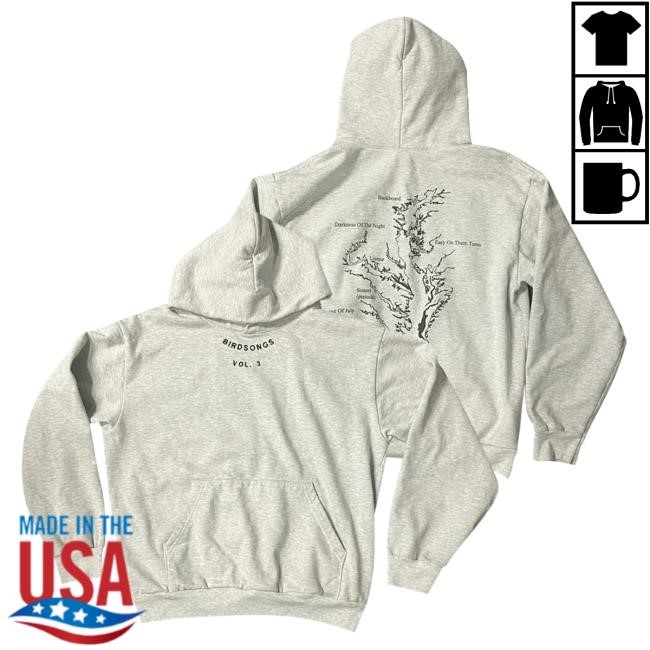 Official Hello Merch Baird Birdsongs, Vol. 3 Popover Hoodie HelloMerch