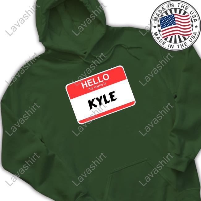 Official The City Of Kyle Hello My Name Is Kyle Long Sleeve Tee
