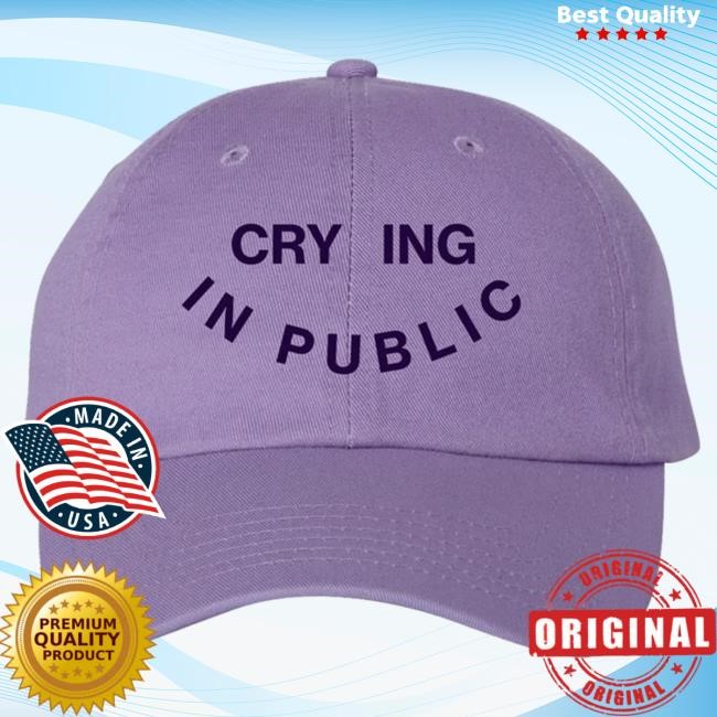 Hello Merch Madi Diaz Crying In Public - Purple Hat HelloMerch
