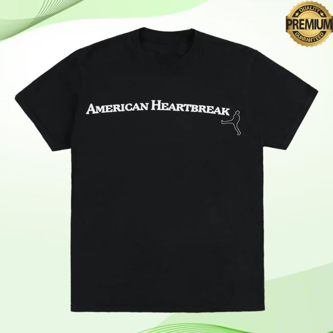 Zach Bryan Shop American Heartbreak Black T Shirt