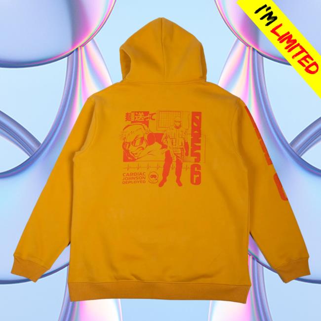 Official Ssg Merch Store Spacestation Gaming Jynxzixssgxr6 Cardiac Johnson Pullover Sweatshirt Gold