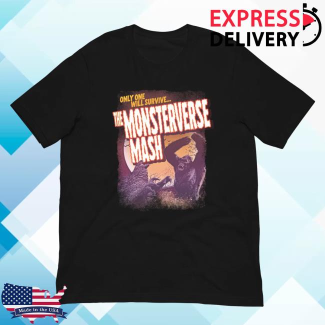Legendary Shop Merch Monsterverse The Monsterverse Mash Adult Tee Shirt