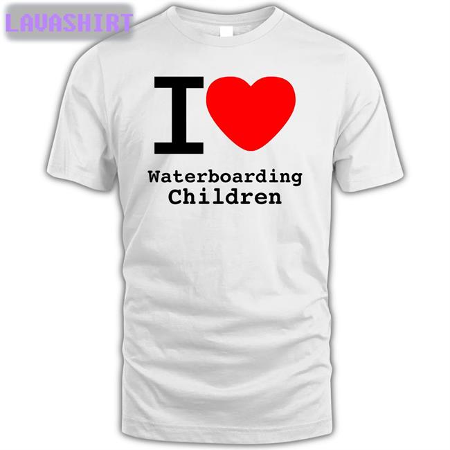 I Love Waterboarding Children Hoodies Shirts With Threatening Auras