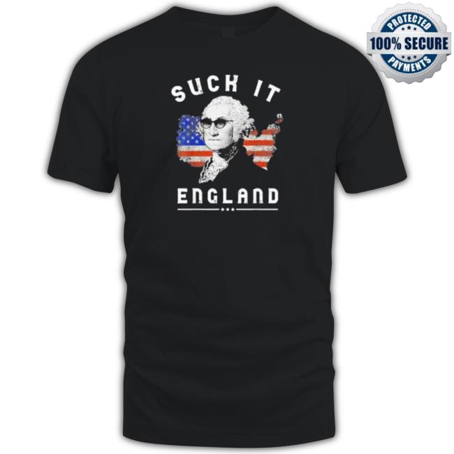 Official Suck It England Funny 4Th Of July George Washington Hoodies