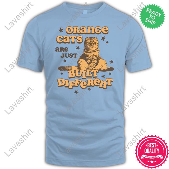 Orange Cats Are Just Built Different Tee Shirt Cats Being Weird Little Guys
