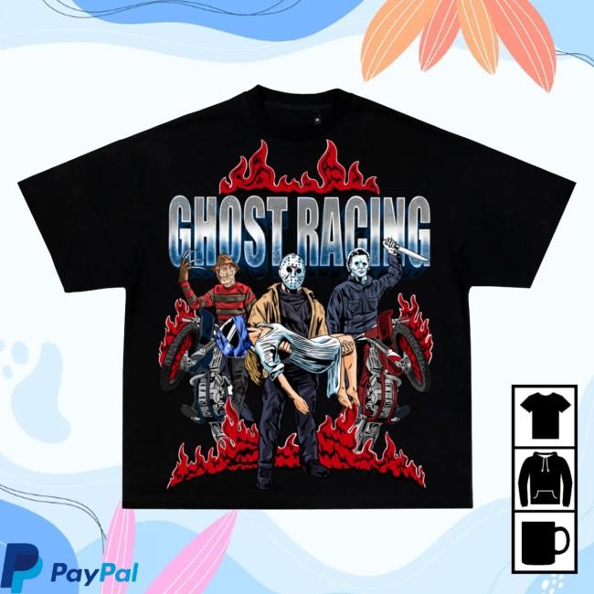 Official Ghost Racing Ghost Vs Everybody L/S T Shirt - Black