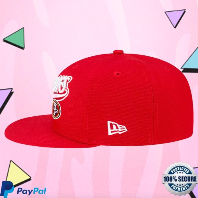 Official Born X Raised Shop Born X Raised + 49Ers Pro Script Fitted: Red Cap