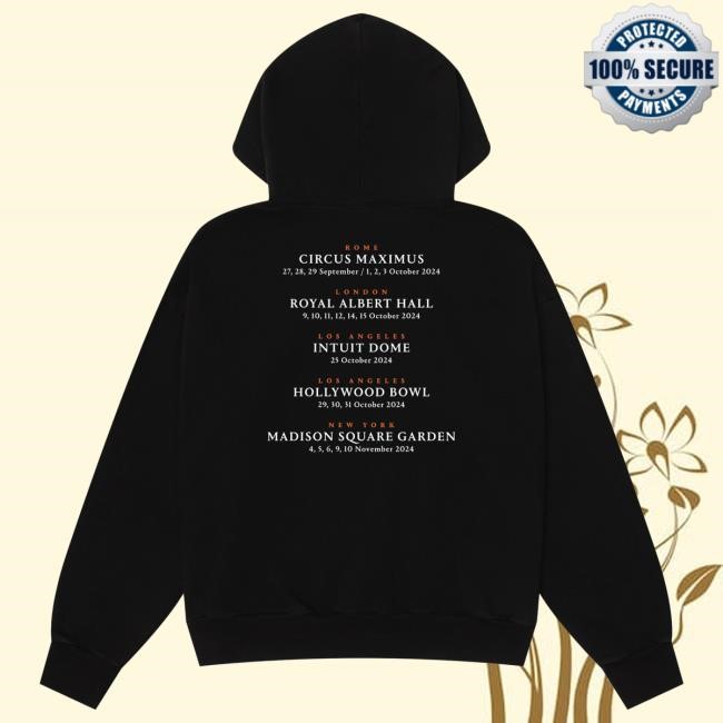 David Gilmour Luck and Strange in Concert Photo Hoody