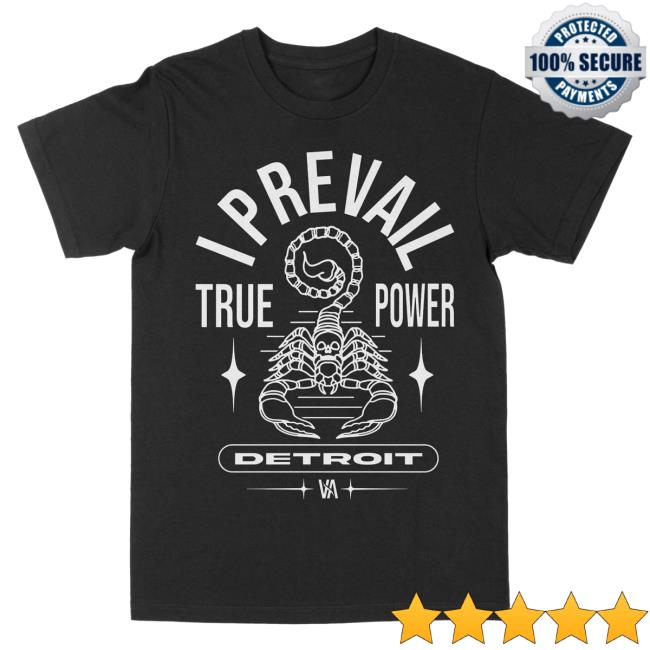 Official I Prevail Merch Store I Prevail True Power Scorpion Tee (Black) I Prevail Apparel Clothing Shop IPrevail