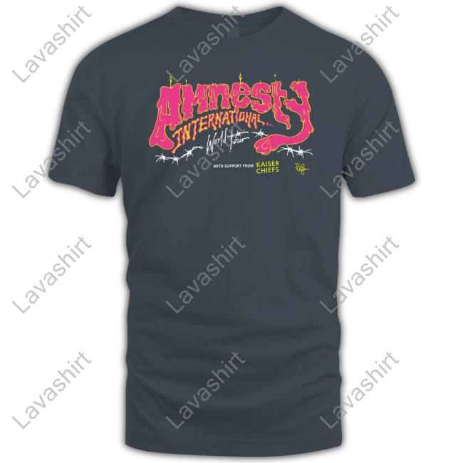 Ricky Wilson Amnesty International World Tour With Support From Kaiser Chiefs Tee PowerHaus Camden