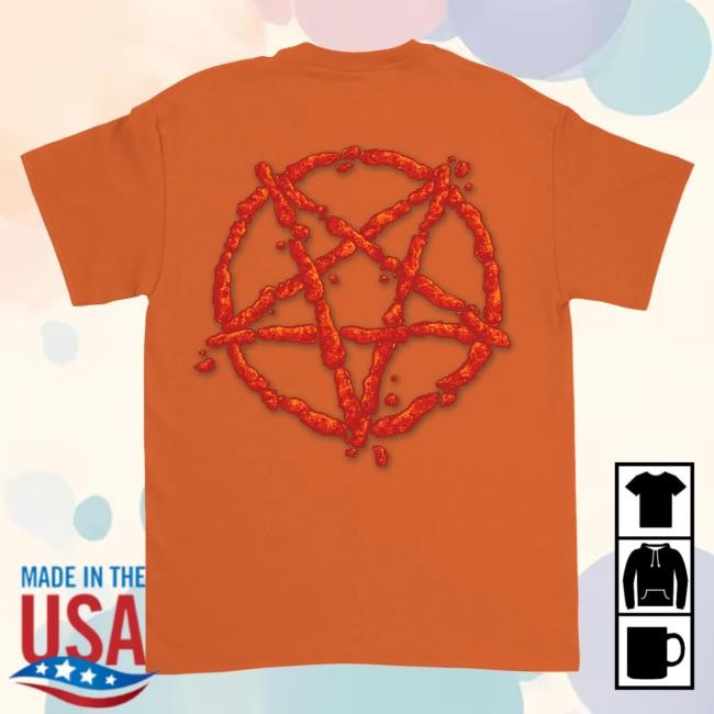 Official Indie Merch Store Ov Sulfur "Flamin' Hot BREEtos (Black)" Tee Indiemerchstore
