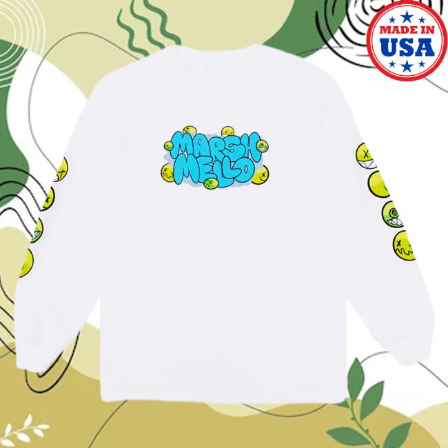 Official Marshmello Apparel Clothing Merch Store Marshmello Moody Long Sleeve Shirt New Marsh Mello Shop