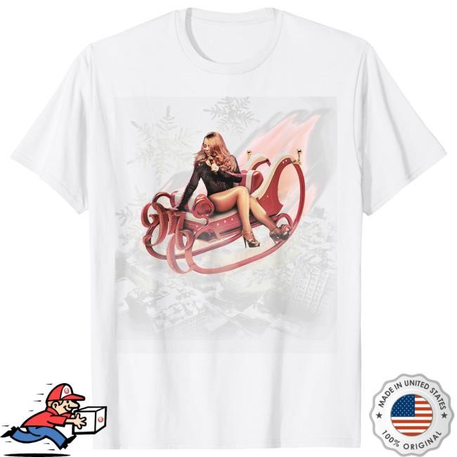 Mariah Carey Official Merry Christmas One & All Tour Sleigh Shirt New
