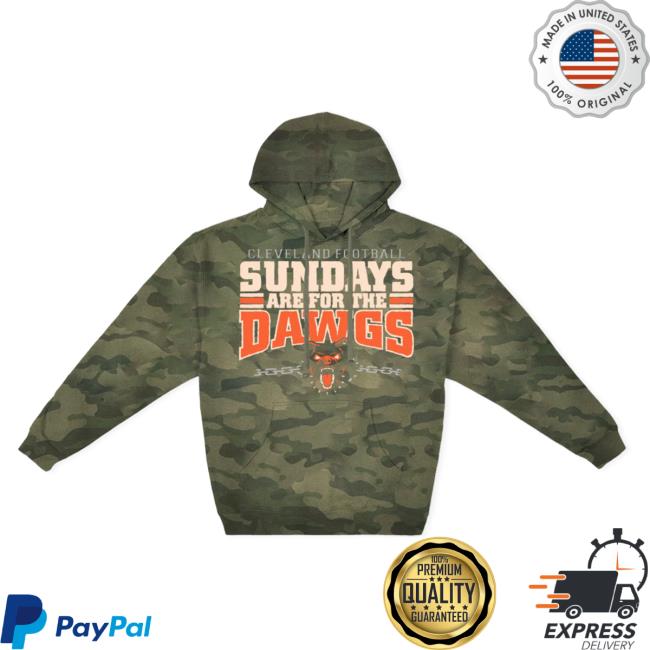 Official Ohio Apparel Clothing Merch Sundays Are For The Dawgs Cleveland Football Sweaters Camo Ohioclothing