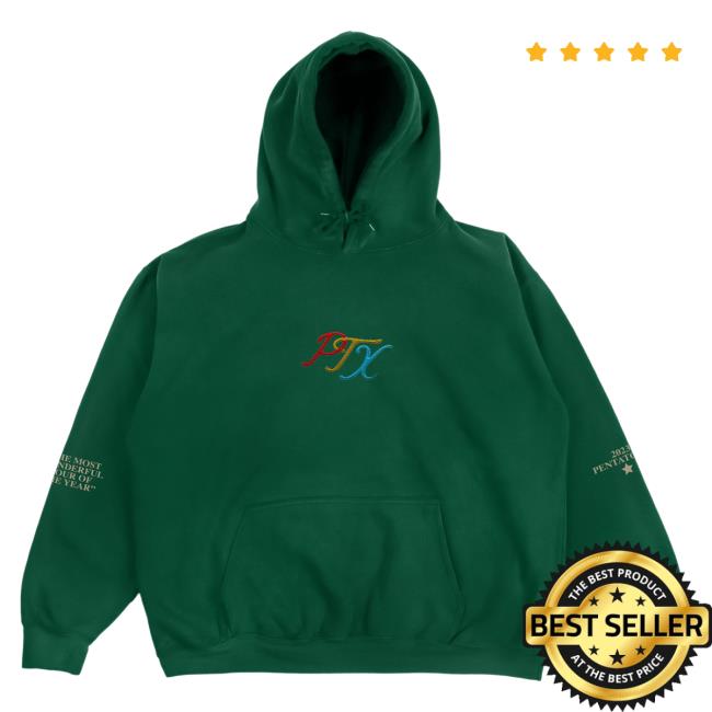 Ptx Official Pentatonix Merch Store Ptxofficial Wonderful Green Popover Hoodie Pentatonix Apparel