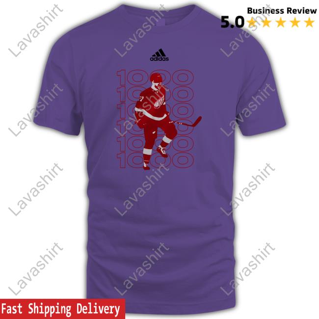 Detroit Red Wings David Perron 1000Th Crewneck Sweatshirt