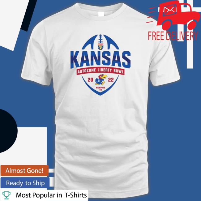 Official Kansas Jayhawks football 2022 Autozone Liberty BOWL Tee Shirts