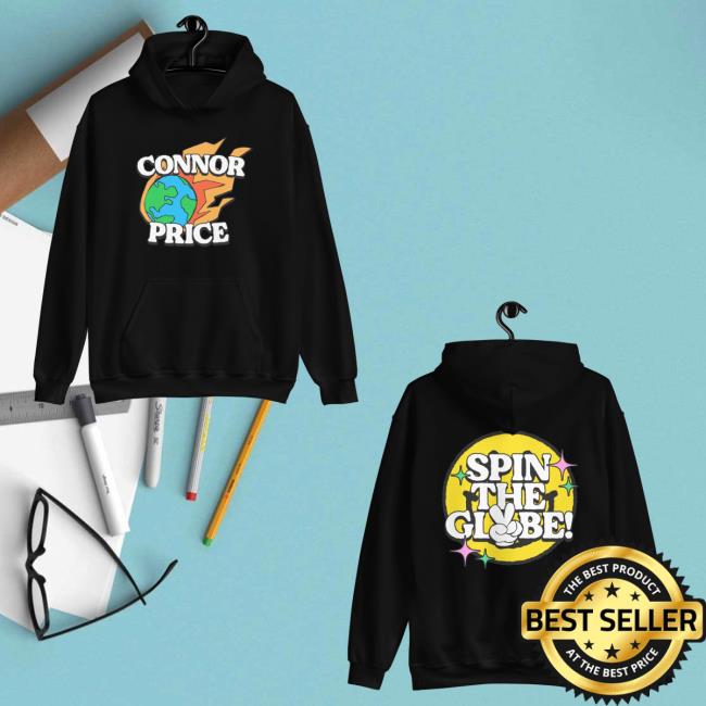 Official Connor Price Merch Globe on Fire Crew neck Sweatshirt
