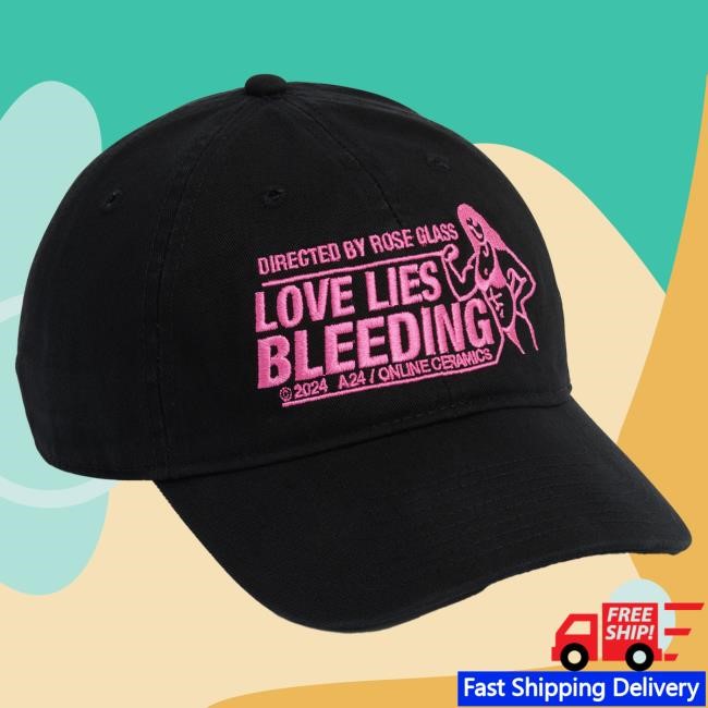 Official A24 Merch Store A24 Films Online Ceramics X Love Lies Bleeding Logo Cap A24 Shop