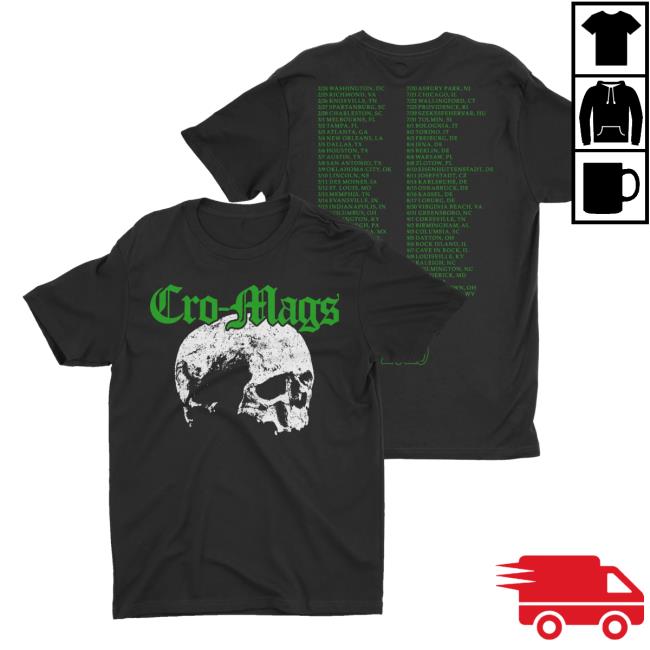 Night Shift Merch Cro-Mags - 2023 Dates T-Shirt
