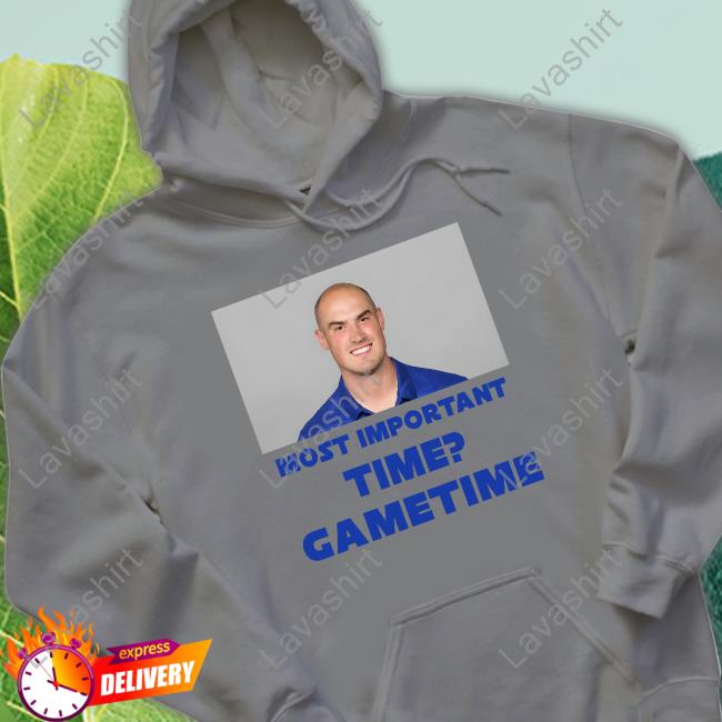 Talkin’ Giants Mike Kafka Most Important Time Gametime Shirt Isaiah Hodgins
