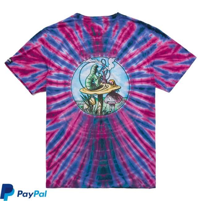 Official Red Hot Chili Peppers RHCP x Freaktopia Tie Dye Long Sleeve Tee - Ultraviolet