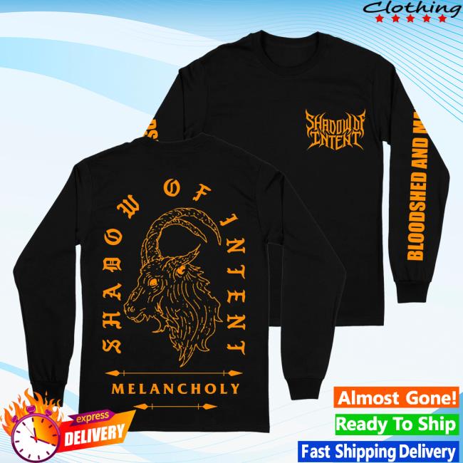 Official Shadow Of Intent Rising Merch Shadow Of Intent - Goat Melancholy Bloodshed And Malice Long Sleeve Risingmerch