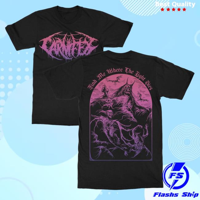 Official Indie Merch Store Shop Carnifex "Where The Light Dies" T-Shirt IndieMerchStore