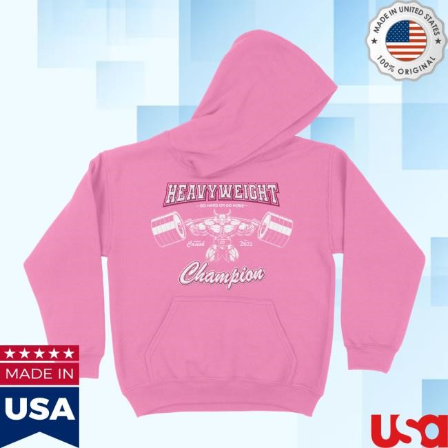 Pink Heavyweight LS Hoodie Official Caseoh Games Shop